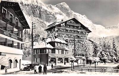 74 - ASSY - SAN54688 - Le plateau - La Place de la poste et l'Aiguille d'Ayèr