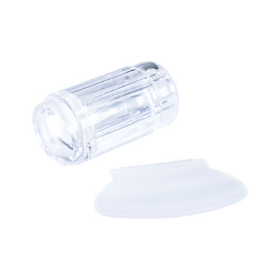 Jelly Stamping Nagel Lack Stempel Schaber clear klar Nail Art UV Gel Schablone