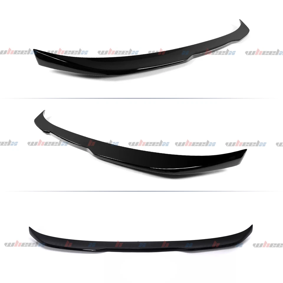FOR 2017-2023 BMW 5-SERIES G30 530I 540I M550I V STYLE GLOSS BLACK TRUNK SPOILER - Image 2 of 4