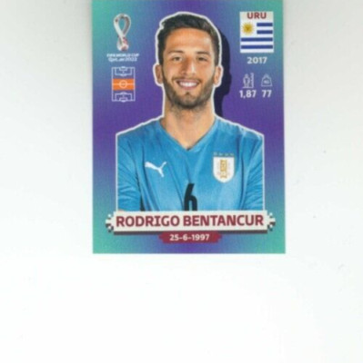 PANINI WM 2022 Sticker-Nr. URU 11 RODRIGO BENTANCUR