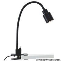 Led Klemmleuchte Schwarz Flexibel Leselampe Bettlampe Schreibtischlampe Leuchte