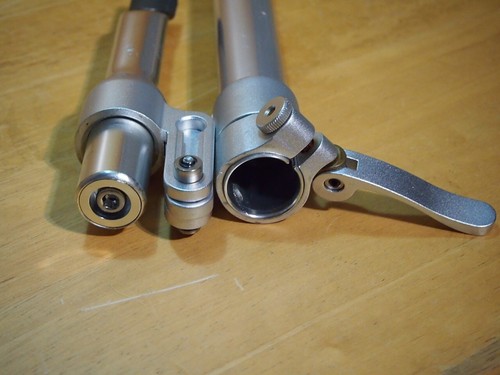 UNO folding bike stem 25.4mm quill 1-1/8" threaded fork foldable tall riser nos - 第 9/10 張圖片