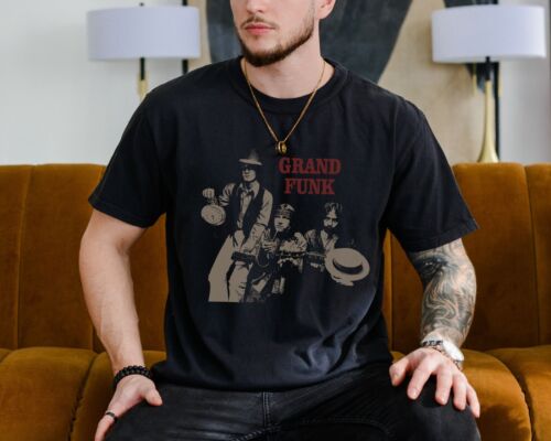 Maglietta Grand Funk Railroad American Rock Band Album sui colori comfort 1717 - Foto 6 di 6