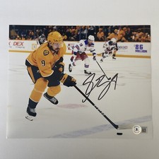 Filip Forsberg Signed 8x10 Photo Autograph Beckett COA Nashville Predators NHL