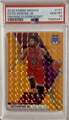 2019 Panini Mosaic #127 Otto Porter Jr. Orange Fluorescent