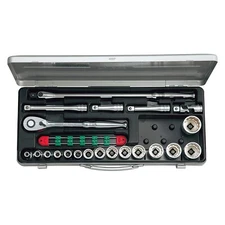 KTC (KYOTO TOOL) 12.7sq. (1/2”) Socket Wrench Set 21 Pieces TB415X MADE IN JAPAN