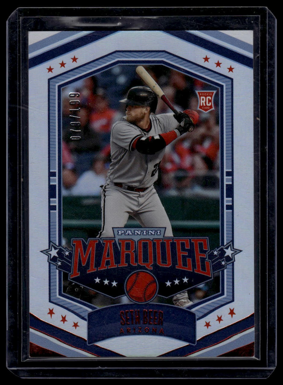 2022 Panini Chronicles #12 Seth Beer Marquee Red #/199