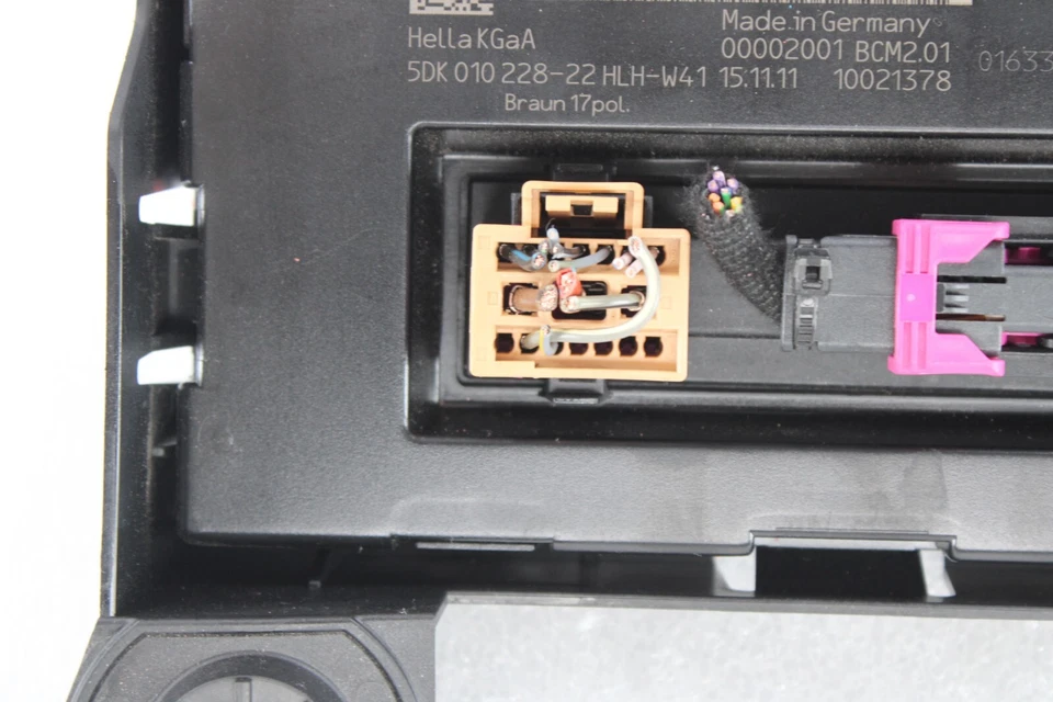 💎 AUDI BENTLEY MÓDULO DE CONTROL DE COMPUTADORA DE ACCESO CONFORT SIN LLAVE Y SOPORTE OEM Foto 4 de 4