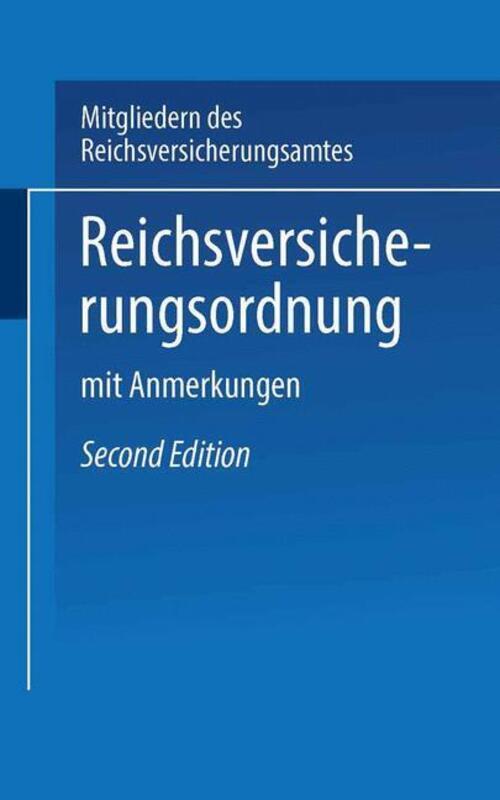 Thumbnail - Mitglieder Des Reichsversicherungsamts | Reichs-versicherungsordnung |