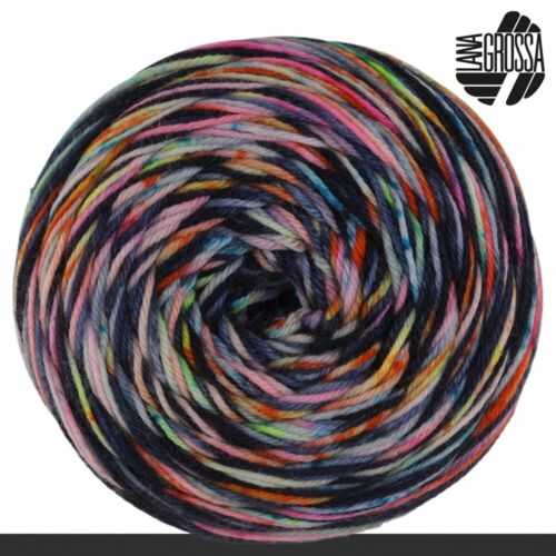 Lana Grossa 100 G Meilenweit 100 Spray Stricken Wolle Merino 5 Farben - Bild 8 von 11