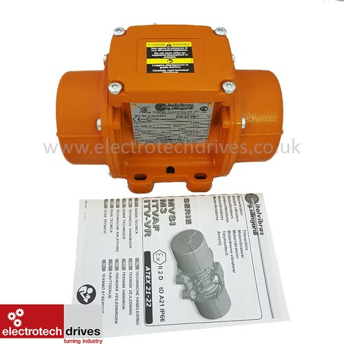 Single Phase Vibrating Motor For Vibrating Table Concrete Moulds Hoppers Bins - Picture 7 of 7