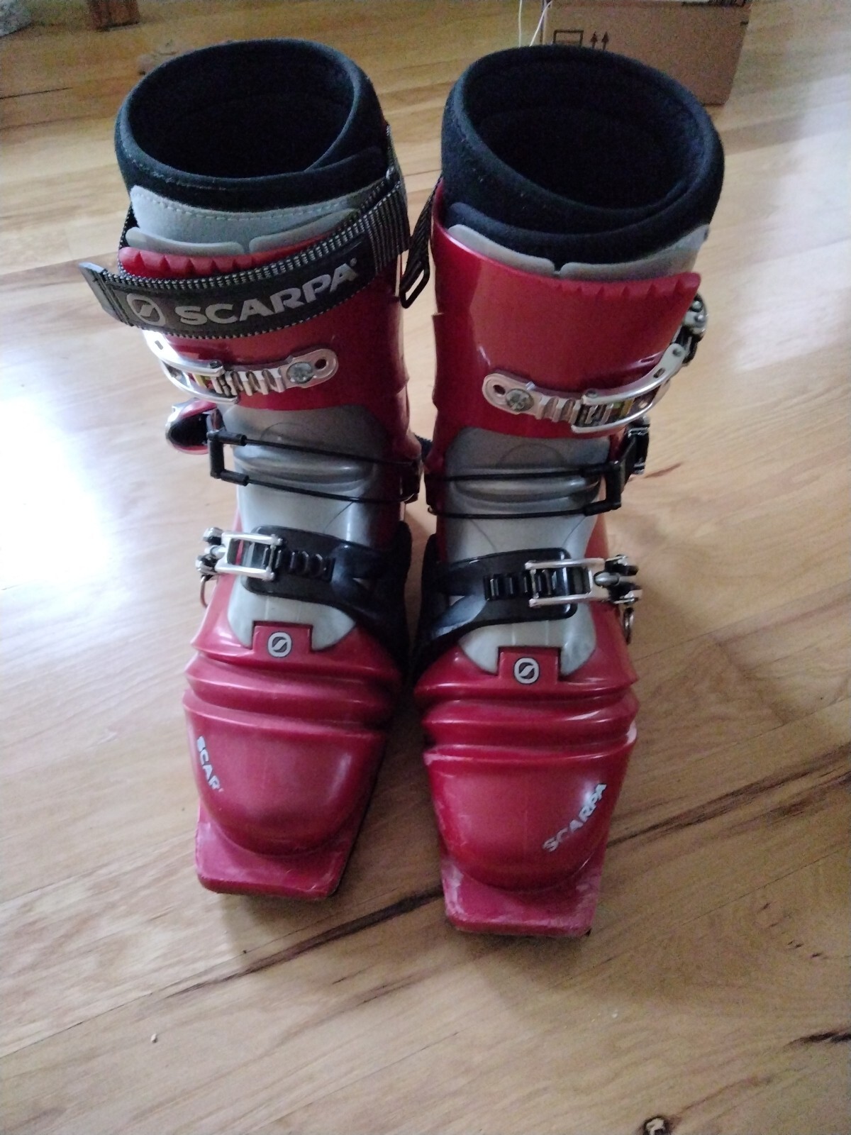 Scarpa T2X 75mm 3 Pin Telemark Touring Ski Boots US Men's Size 9.510 eBay