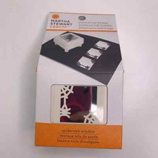 Martha Stewart Spiderweb Window Punch All Over The Page Paper Cards Scrapbooking