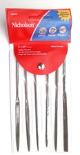 Crescent / Nicholson 42030L 6 Piece Miniature Hobby File Set 5-1/2"