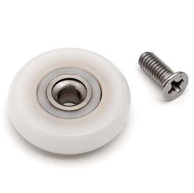 Set Mit 8 Duschtürrollen 25 Mm, 4 Oben, 4 Unten, Duschraumzubehör