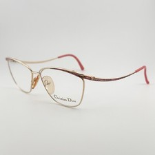 Authentic Vintage Christian Dior 2856 Eyewear Designer 90  s Frame Japan Eyeglass