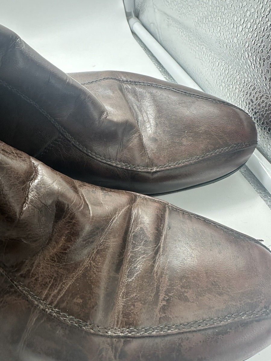 Nunn Bush Bristol Bike Toe Chelsea Boots Mens 11D Brown