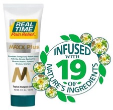 Real Time Pain Relief - MAXX PLUS Pain Cream 5oz Tube