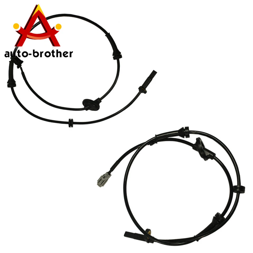 Sensor de velocidad de rueda ABS delantero izquierdo y derecho 2 piezas para Nissan Murano 2003-2007 3,5 L Foto 2 de 4