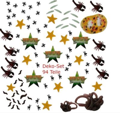Scherzartikel Ich bin ein Star, holt mich hier raus 94 Teile Set  Partyzubehör 