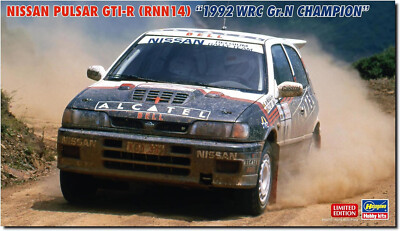 Hasegawa 1/24 NISSAN PULSAR GTI-R (RNN14) 1992 WRC Gr.N CHAMPION Hasegawa 1/24 NISSAN PULSAR GTI-R (RNN14) 1992 WRC Gr.N CHAMPION