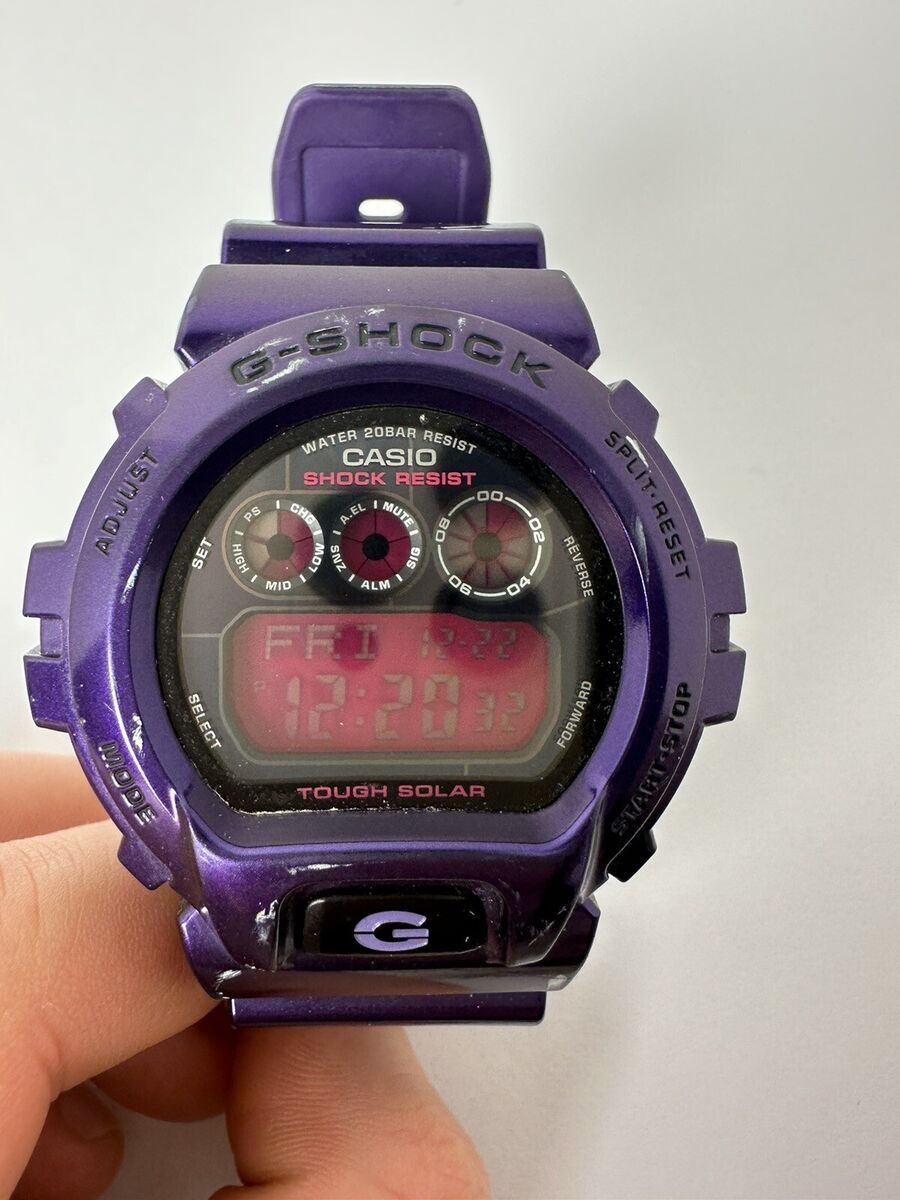 Casio G-Shock DW6900CC-6 (1289) Purple Men's Watch Circa Casio G-Shock DW6900CC-6 (1289) Purple Men's Watch Circa