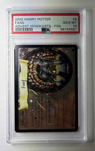 Harry Potter TCG Adventures At Hogwarts Fang Holo Foil #8/80 PSA 10 Gem Mint - Picture 2 of 3