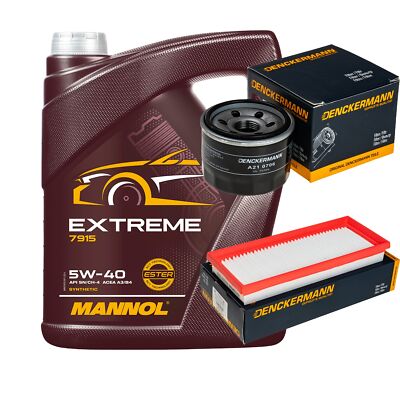 DENCKERMANN Inspektionspaket MANNOL Extreme 5W-40 5L für Smart Fortwo Cabrio