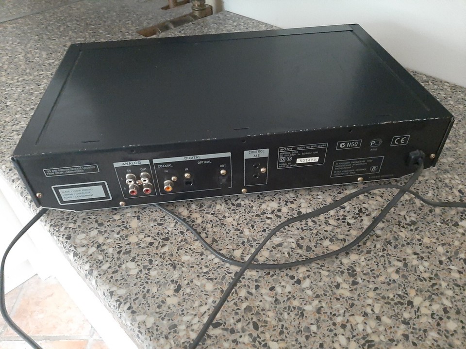 Sony MDSJE640 MiniDisc Deck MD Player eBay