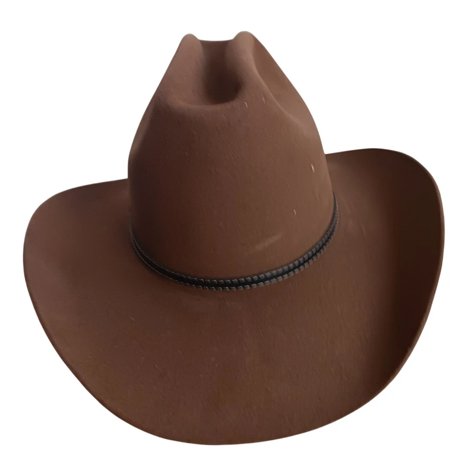 Men's sz 7 Vintage Resistol Stagecoach 1970's Cowboy Hat Western Rancher 1978 - Image 2 of 4