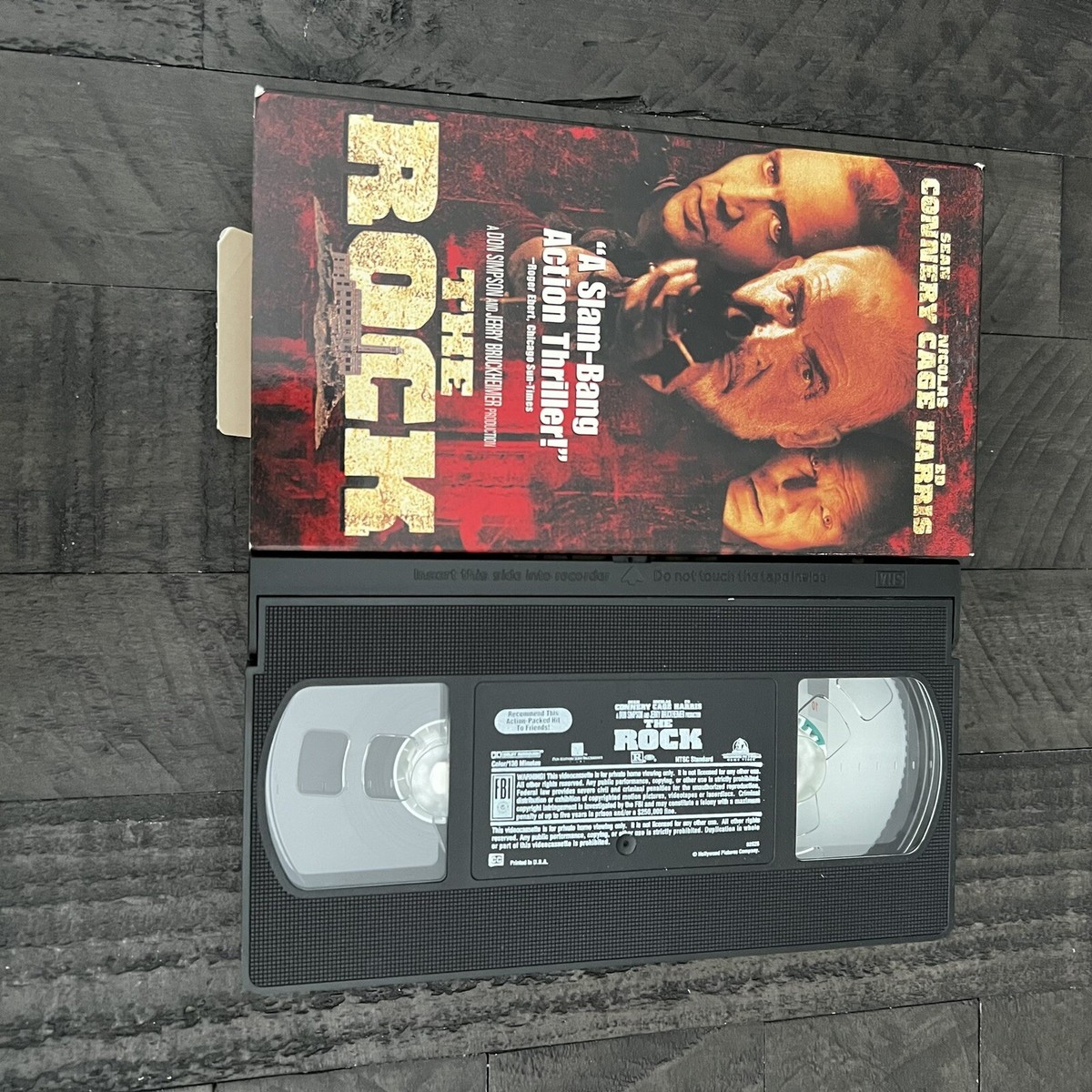 The Rock VHS 1996 Sean Connery Nicolas Cage Ed Harris Bundle