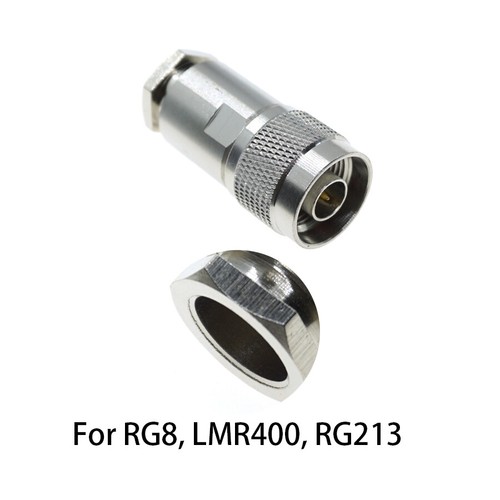 1Pcs 1Pcs N Male PLUG & Female Jack clamp RG8 LMR400 RG5 RG6 RG8X LMR240 RG58 - Picture 5 of 25