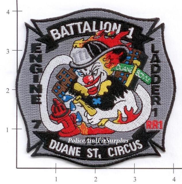 New York City NY Fire Dept Engine 7 Ladder 1 Battalion 1 Patch v3