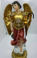 Arcangel Rafael 13" Statue Estatua Image , New Saint Raphael Archangel