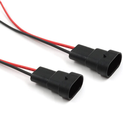 Luci Led Interno Auto H10 9145 Bulb Pigtail Connector Plug Socket ...