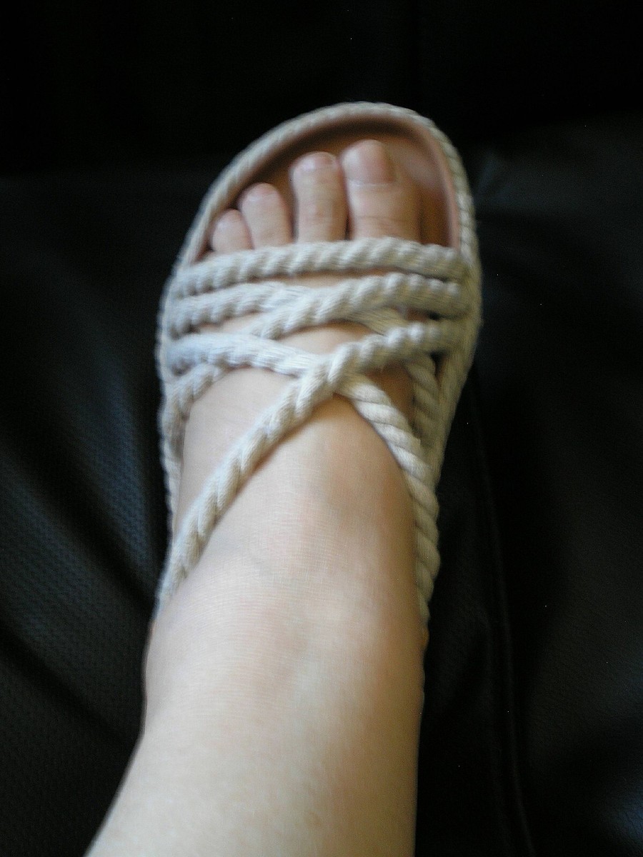 Universal Thread Women's Serena Rope Sandals Women's Size 6