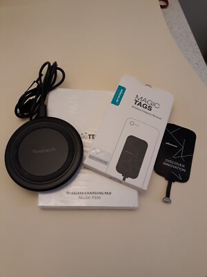 YOOTECH F500 Wireless Charger w/Receiver for Apple iPhone & Samsung Galaxy
