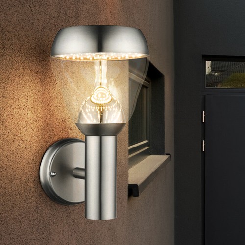 Außenleuchte Bewegungsmelder Wandleuchte LED Stehlampe Edelstahl Gartenleuchte - Bild 15 von 19
