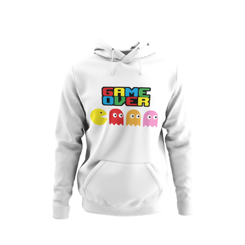 Öko Herren Hoodie Child of 80s VHS MTV ALF Game Over Pacman - Bild 5 von 7