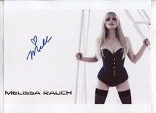 the Big Bang MELISSA RAUCH signed AUTOGRAPH 3255