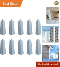 10- New Aluminum Outside Siding Corner 8 Inches 10Nails Included