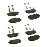 2 BremsbelagsäTze Scheibenbremsen 16,8 Mm Bosch FüR U.A. Hyundai I10