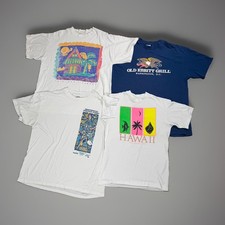 Vintage 90s Single Stitch T Shirt Bundle Mix Sizes Lot Of 4 Made In USA