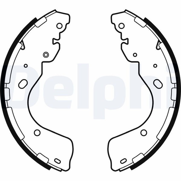 Bremsbackensatz Hinterachse FüR Nissan Ford USA VW Renault Navara NP300-image