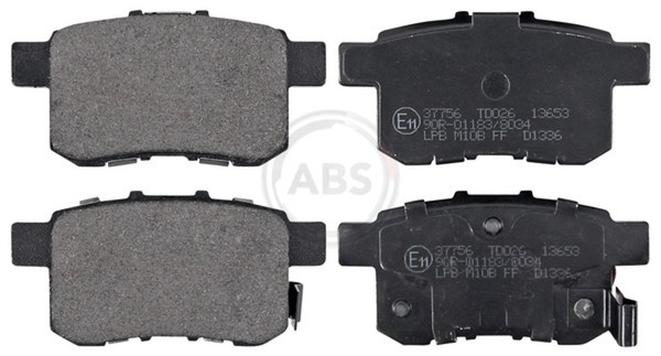 Bremsbelagsatz Scheibenbremse A.B.S. 37756 FüR Honda Accord IX CU 8 Tourer CW CR-image