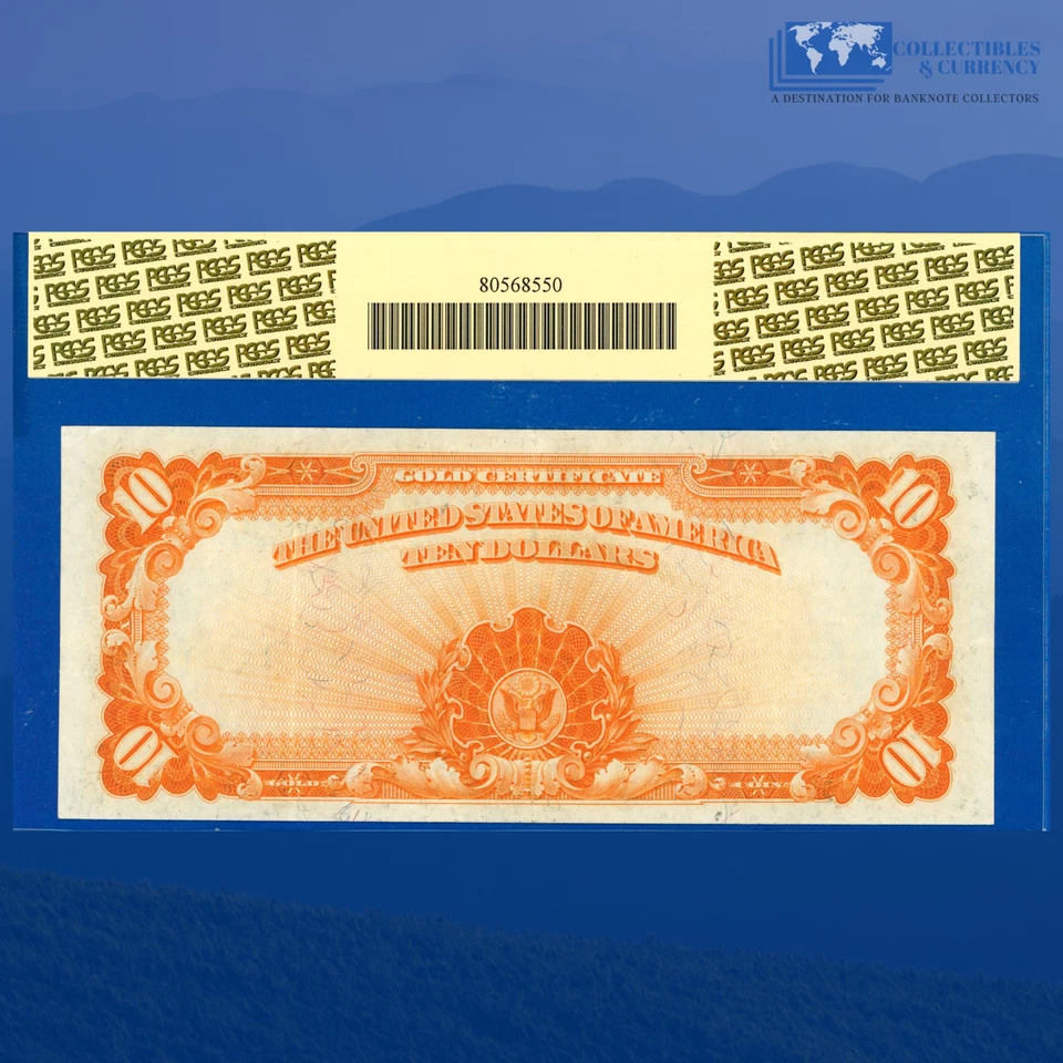 Fr.1172 1907 $10 Dollars Gold Certificate "HILLEGAS NOTE", PCGS XF 45 PPQ #31127 - Image 2 of 3