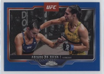 2025 Topps Chrome UFC Blue Refractor 59/150 Ariane da Silva #165 Rookie RC 0nr3