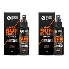 Beardo Max Sunscreen SPF 50  PA  Spray for Men UVA UVB Protection 50ml Pack-2