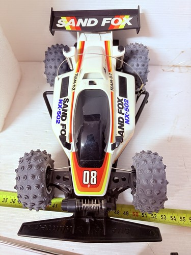 Sand Fox Buggy Yonezawa 1:15 Turbo RC, Chauffante Vintage Japan - Photo 9 sur 13