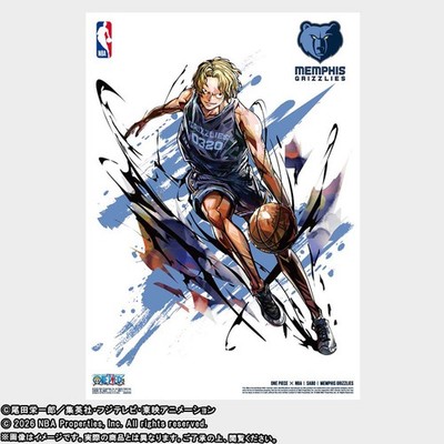 抽選販売　ONE PIECE × NBA MINI POSTER SET ONE PIECE x NBA Mini Poster Set 10 Sheets Limited Japan Official